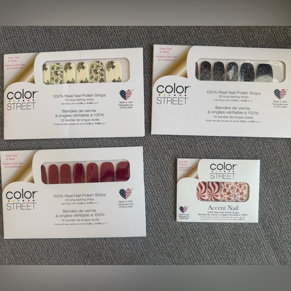 Color Street Nail Polish Strips - Christmas/Holiday Sets